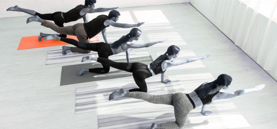 Pilates students